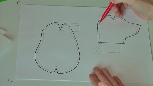 Основы создания выкройки для мишки Тедди