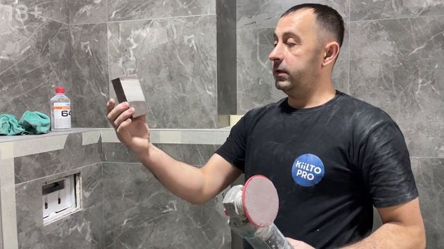 Отделка углов на керамограните не ЭПОКСИДНАЯ ЗАТИРКА