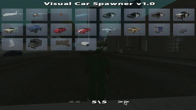 Обзор модов GTA San Andreas #372 -  Visual Car Spawner [Лучший Спавнер]