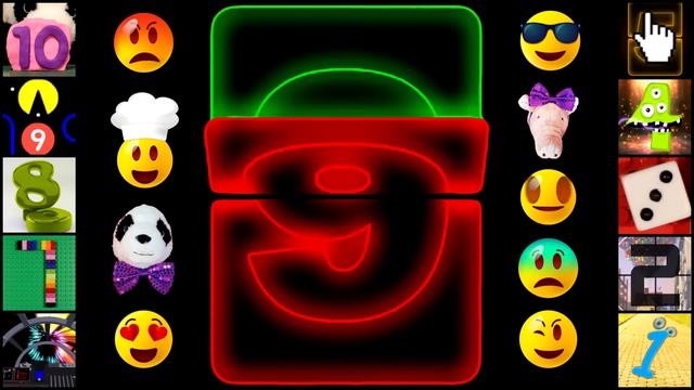 Countdown Numbers from 10 (Episode 3 - Pacman, Lego & More)