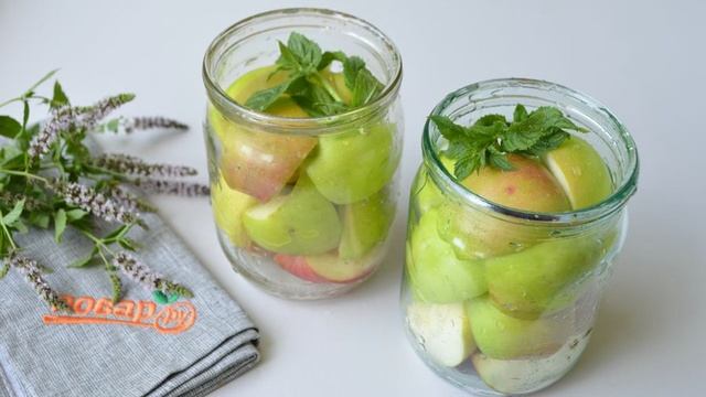 Яблоки в сиропе на зиму