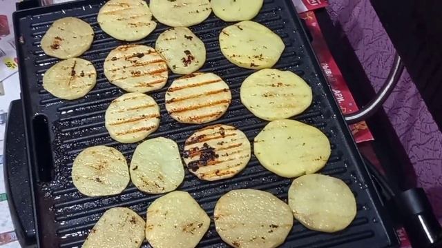 Как приготовить картошку на электрогриле