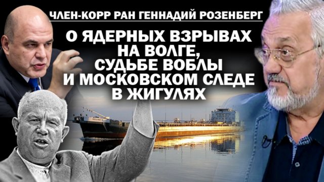 Член-корр РАН Г.Розенберг о "московском следе" ядерных взрывов на Волге и судьбе воблы  / #ЗАУГЛОМ