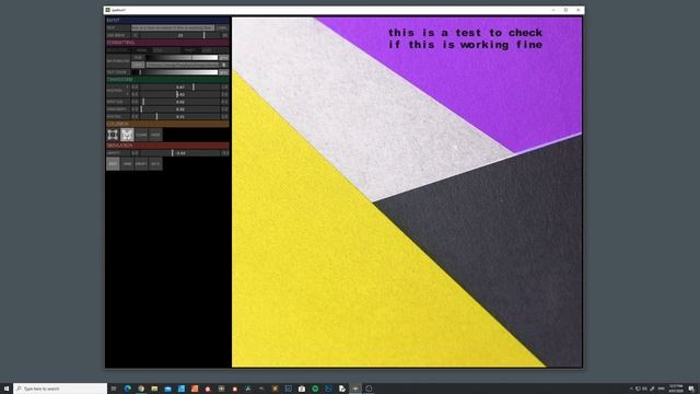 Text & Physics with Touchdesigner