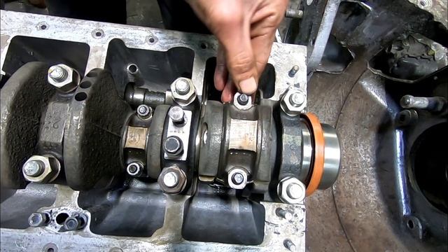 Капиталка УМЗ 4216, монтаж коленвала, вкладыши.