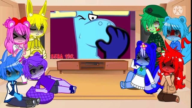Реакция Happy tree friends на HTF amnesia 1.5 | Gacha Friends