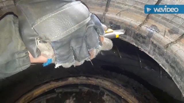 Как ободрать шины КФ-97