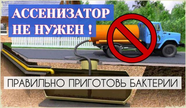 БАКТЕРИИ для септика и выгребной ямы - рецепт 100% рабочего коктейля бюджетом 250 рублей