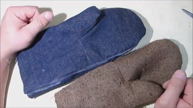 Как сшить рукавицы. Выкройка на рукавицы