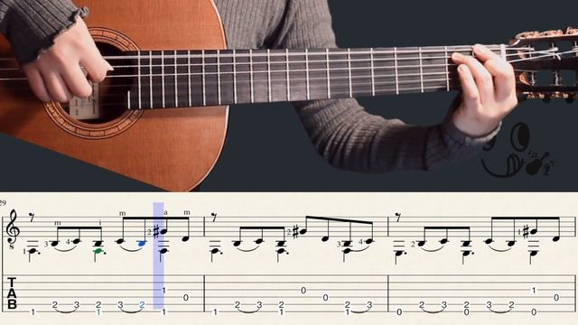 Libertango - A. Piazzolla (Guitar Solo ver.)(Fingerstyle Tutorial with TAB)