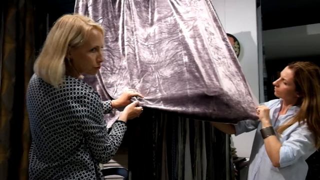 Гладим шторы. Как правильно гладить бархат. Отпариватель для штор.