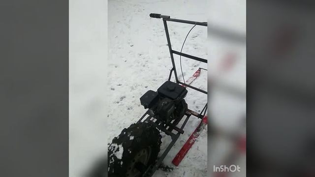 Собрал самодельные Мото Сани.