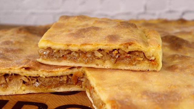 КАПУСТНЫЙ ПИРОГ Бездрожжевой ОЧЕНЬ ПРОСТОЙ Пирог с капустой на Раз, Два, Три | Сочный и Нежный