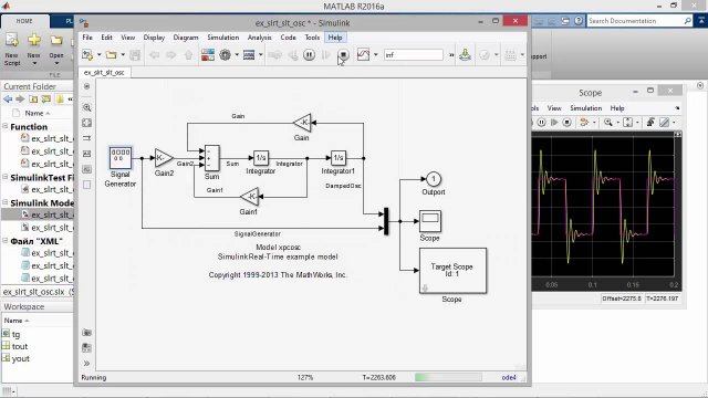 Simulink Real-Time и Simulink Test для тестирования в реальном времени