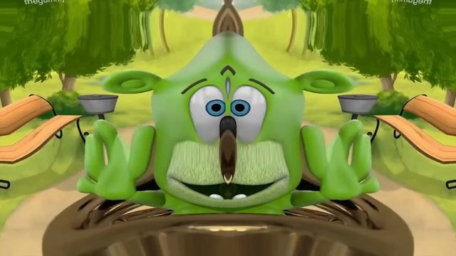 WOBBLY & BACKWARDS & MIRROR & CHIPMUNK Gummibär REQUEST VIDOE Cantonese Gummy Bear Song