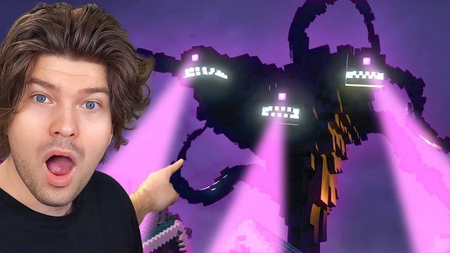 😱Я Победил Босса ВИЗЕР ШТОРМ в Выживании Майнкрафт в 2024 [Wither Storm]