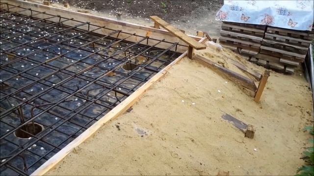 ЖЕЛЕЗОБЕТОННАЯ ПЛИТА ПОД ВЕРАНДУ СВОИМИ РУКАМИ