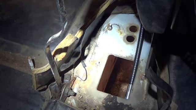 Газель замена центрального троса ручника