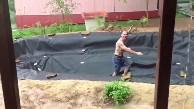 как сделать пруд на даче своими руками , быстро и надежно делаем пруд самостоятельно