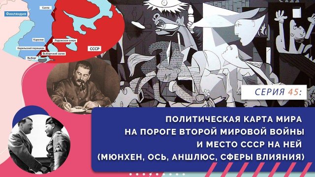 Политическая карта мира на пороге Второй мировой войны | Серия 45