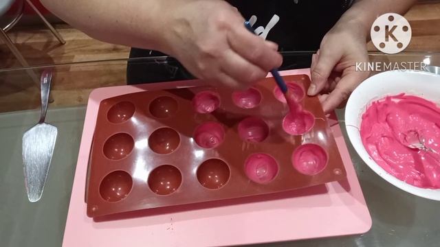 ШАРИКИ из шоколадной глазури для декора тортов.