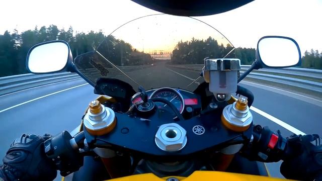 yamaha r6 максимальная скорость