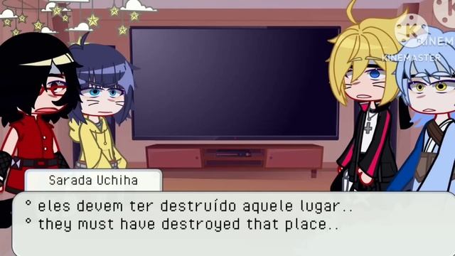 •|Boruto's Friends React To Naruto Uzumaki|• gacha club ??/??