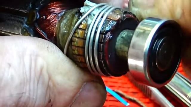 Ремонт якоря "ротора" электроинструмента Сheap tool