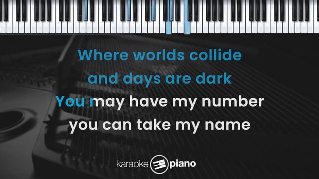 Skyfall - Adele (KARAOKE PIANO)