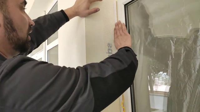 Оконный профиль примыкания. Монтаж