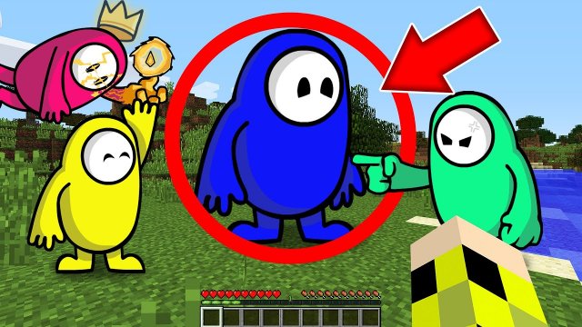 Я нашел все виды ФОЛЛ ГАЙС в своем мире в майнкрафт ! FNF FALL GUY MINECRAFT FRIDAY NIGHT FUNKIN