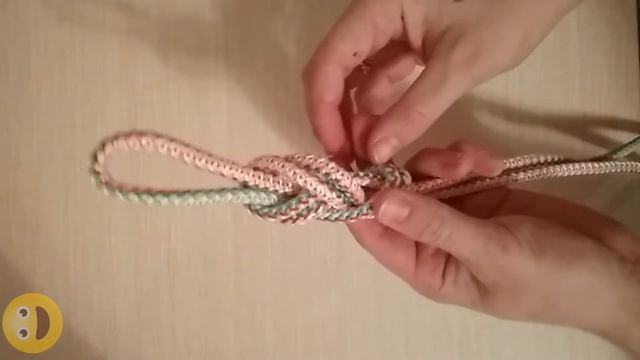 Как вязать узел девятка. Реально простой СПОСОБ!!!