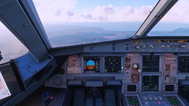 Approach in Antalya (AYT/LTAI) | TK212 from Moscow, VKO | A320-2 Turkish Airlines
