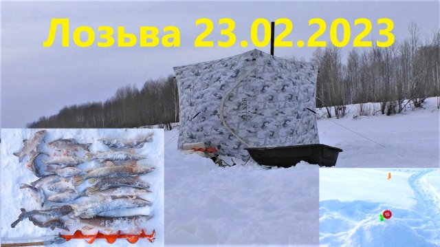 ПРАЗДНИЧНАЯ РЫБАЛКА НА РЕКЕ ЛОЗЬВА, ОТЛИЧНО ПОРЫБАЧИЛИ НА 23 ФЕВРАЛЯ, ДВОЕ СУТОК НА РЕКЕ
