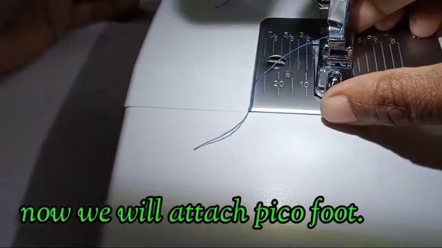 How to do pico stitch for bernette machine, Bernette sew & go 5 me pico kaise karte hai,