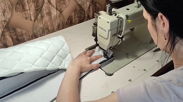 #чехлы из ЭкоКожи с эффектом перетяжки на Ваз 2110 своими руками