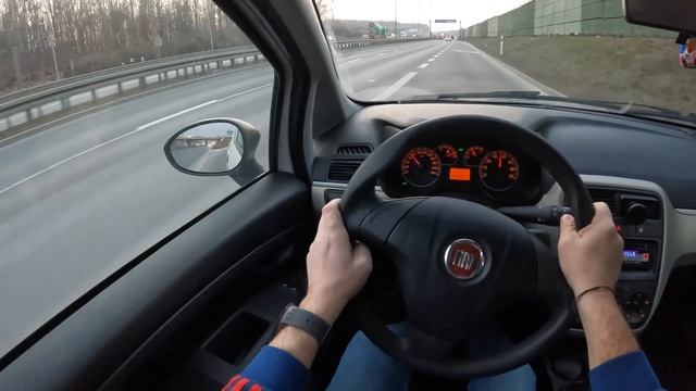 2007 Fiat Grande Punto [1.2 8V 65HP]| POV Test Drive #1126 Joe Black