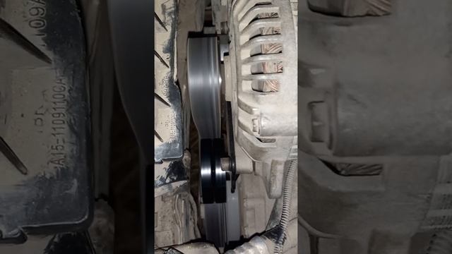 обзор , замена ремня генератора  , роликов ,  на  Чери Амулет