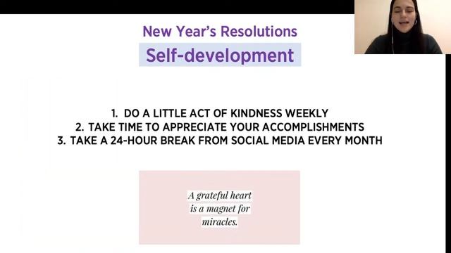 Cоставляем New Year's Resolutions на английском
