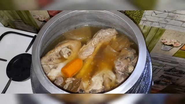 Холодец в афганском казане(быстрый рецепт)