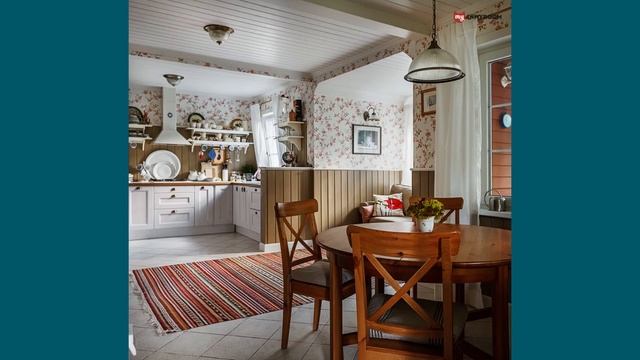 65 ИДЕЙ . ИНТЕРЬЕР КУХНИ В ЗАГОРОДНОМ ДОМЕ В СТИЛЕ СКАНДИ - ПРОВАНС..