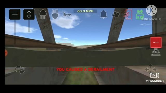 Train and Rail Yard Simulator Big Boy Runs Over Camera