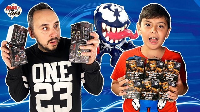 ПАПА РОБ И ЯРИК: ФИГУРКИ FUNKO MYSTERY MINIS FNAF И VENOM МСТИТЕЛИ MARVEL - СБОРНИК!