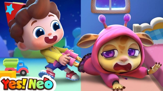 Neo Doesn't Want to Sleep | Good Habits | Nursery Rhymes & Kids Songs | Yes! Neo 宝宝不想睡觉
