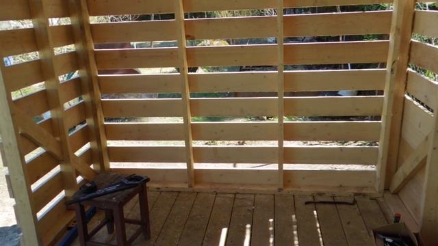 САРАЙ - ДРОВНИК своими руками | СОВЕТЫ, КАК НУЖНО СТРОИТЬ | #2 серия.