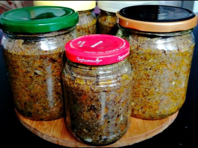 Вкусная Грибная ИКРА на зиму - Икра из ОПЯТ на зиму - Как приготовить грибную икру из опят