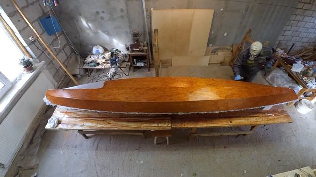 Постройка каяка (байдарки), часть 8