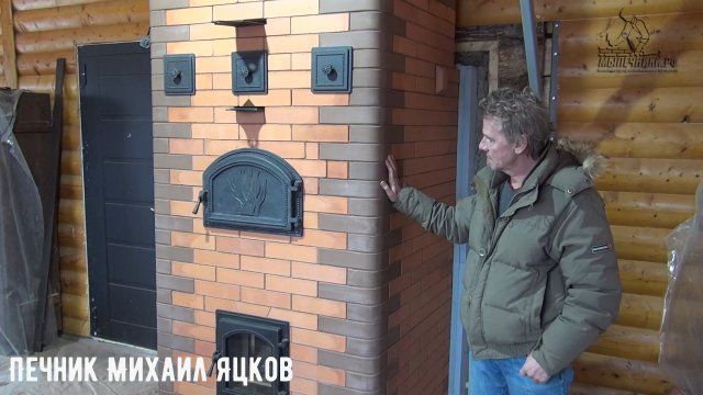 Обзор печи по системе Кузнецова И. В. с хлебной камерой.