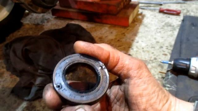 Замена сальника полуоси мотоблок Нева МБ-2. Оригинальный съёмник, по принципу "обратный молоток"