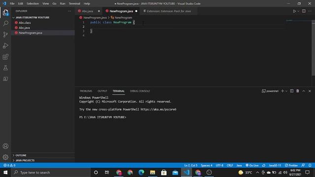 Install Visual Studio Code || Java in Vs code || Java from Basic